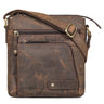 "Cameron" Bolsa De Cuero Pequeña Vintage Cruzada DIN A5 8 4 Pulgadas