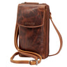 "Jule" Bolso Móvil Mujer De Cuero Con Monedero Para Colgar Vintage