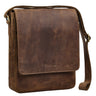"Ottavio" Mediano Bolso Hombre Bandolera Piel para Portatil 13,3 Pulgadas