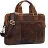 "Andrew" Bolsa Vintage Cuero Business Maletín Clásico Hombre Y Mujer