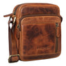 "Trae" Bolso De Cuero Hombre Bandolera Pequeña Vintage Messenger