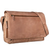 "Jan" Bolsa De Cuero Para Laptop 15,6" Para Hombre Y Mujer De Hombro