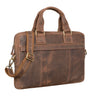 "Andrew" Bolsa Vintage Cuero Business Maletín Clásico Hombre Y Mujer