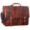 "Clifford" Maletín de Cuero Vintage para Hombre
