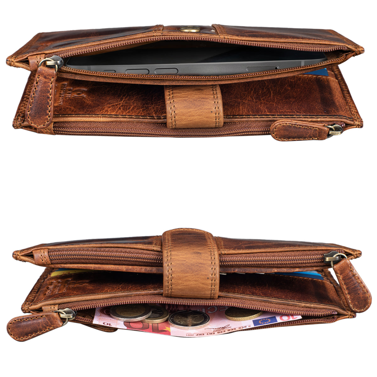 RFID Geldtasche Leder