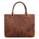 Frauen Lederhandtasche Braun Vintage