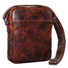 "Nils" Bolsa Vintage de Cuero para Hombre y Mujer Pequeña para Tablet