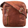"Benno" Bolsa Cuero para Hombre Pequeña para iPad 9.7" Marrón Vintage