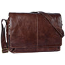 "Alex" Bolso Vintage De Cuero Unisex Para Negocios Hombres Y Mujeres