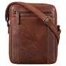 "Fox" Bolsa de Cuero para Hombre Vintage Messenger Pequeña y Elegante