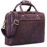 Segunda opción "Enzo" Bolso de cuero vintage para portátil de hasta 15 6”