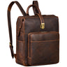 "Lorraine" Mochila Mujer Cuero Vintage Grande para Portátil 15,6 Pulgadas