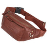 "Adelmo" Riñonera Hombre Piel Vintage
