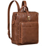 "Lorraine" Mochila Mujer Cuero Vintage Grande para Portátil 15,6 Pulgadas