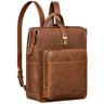 "Lorraine" Mochila Mujer Cuero Vintage Grande para Portátil 15,6 Pulgadas