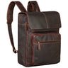 "Sangro" Mochila Vintage Cuero Hombre Con 2 Compartimentos Portátil 15,6-16''