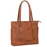 "Solaya" Bolso Shopper Mujer de Piel Grande con Compartimento para Portátil 15,6 Pulgadas