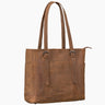 "Solaya" Bolso Shopper Mujer de Piel Grande con Compartimento para Portátil 15,6 Pulgadas