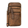 "Mikael" 3-en-1 Bolso de Cuero para Hombre Bandolera y Riñonera
