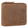 "Amy" Cartera Mujer Cuero Con Protección RFID Y NFC Vintage Look