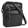 "Omar" Pequeño Bolso Hombre Piel Messenger Bag para Tablet de 8,4 Pulgadas