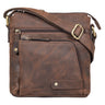 "Cameron" Bolsa De Cuero Pequeña Vintage Cruzada DIN A5 8 4 Pulgadas