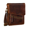 "Steve" Bolso De Cuero Hombre 8 Vintage Pequeño Para Tableta Hombro