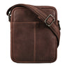 "Jude" Pequeña Bolsa de Cuero para Hombre Vintage Messenger Bandolera