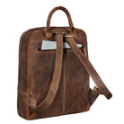 Leder Vintage Großer Rucksack