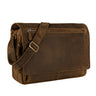 "Jan" Bolsa De Cuero Para Laptop 15,6" Para Hombre Y Mujer De Hombro