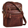 "Omar" Pequeño Bolso Hombre Piel Messenger Bag para Tablet de 8,4 Pulgadas