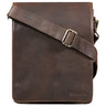 STILORD "Oxford" bolso bandolera hombre vintage de piel – tamaño mediano vertical DIN A4