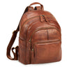 "Bea" Mochila de cuero genuino para mujeres elegante Mochilas Mediana