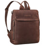 "Tarik" Mochila 2-en-1 de Cuero Antirrobo y Bolso Bandolera