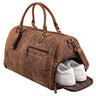 "Jermaine" Bolsa de Viaje en Cuero Grande Hombres y Mujeres