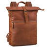 "Tacoma" Mochila Rolltop Cuero para Mujeres Gran Mochila de Negocios