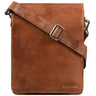 STILORD "Oxford" bolso bandolera hombre vintage de piel – tamaño mediano vertical DIN A4