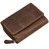 "Beverly" Cartera Vintage Cuero Mujer Tamaño Medio Piel Auténtica