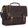 "Toledo" Maletín de Piel Vintage Grande para Hombre para Portátiles de 15,6 Pulgadas